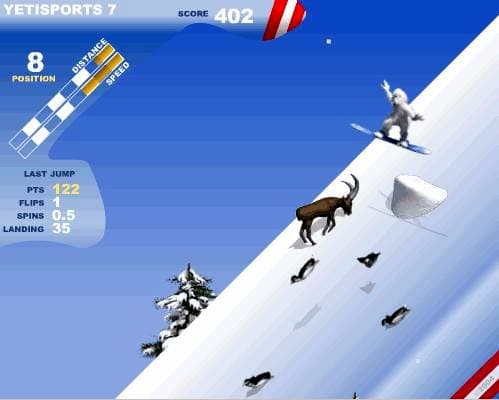 Yeti Sports 7: Free Ride