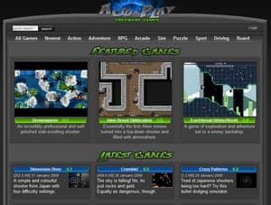 Screenshot: The 2008 redesign - modernized interface and improved navigation