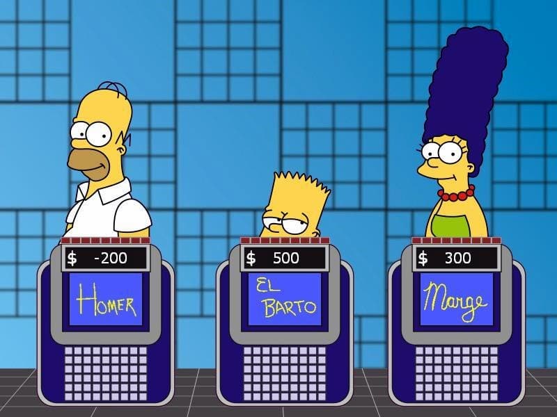 Simpsons Jeopardy